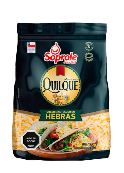 Queso Quilque Mantecoso Hebras 400g